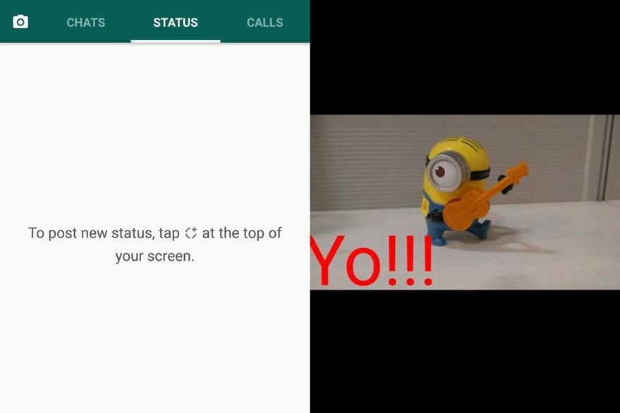 WhatsApp probando función Status parecida a Snapchat