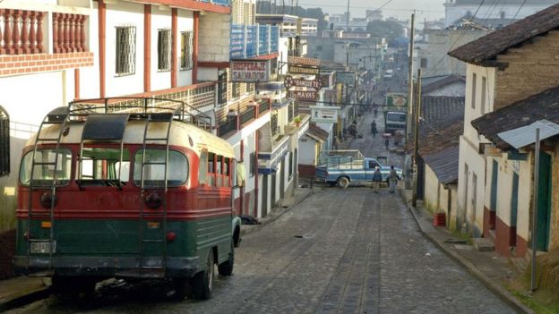 Los departamentos guatemaltecos en los que los maya k