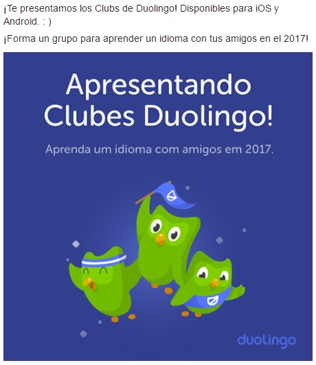 Llegan los clubs de Duolingo para motivarse y aprender ...