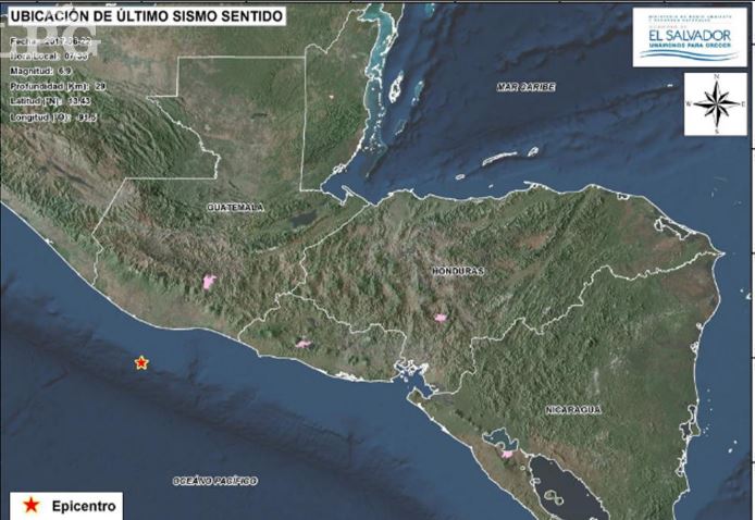 Sismo sacudió localidades desde México hasta Honduras