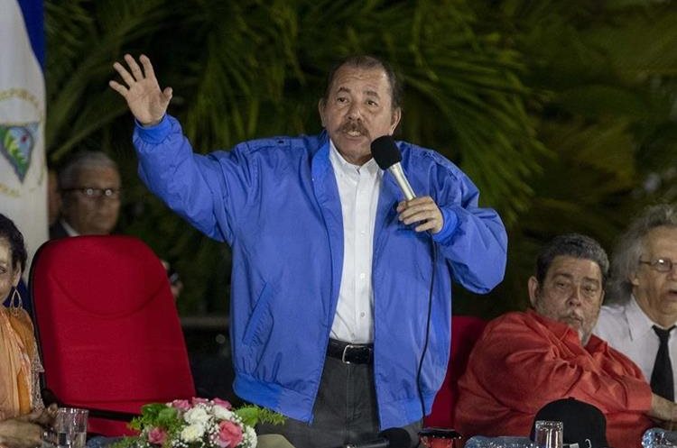Daniel Ortega, mandatario nicaragüense. (Foto Prensa Libre: EFE)