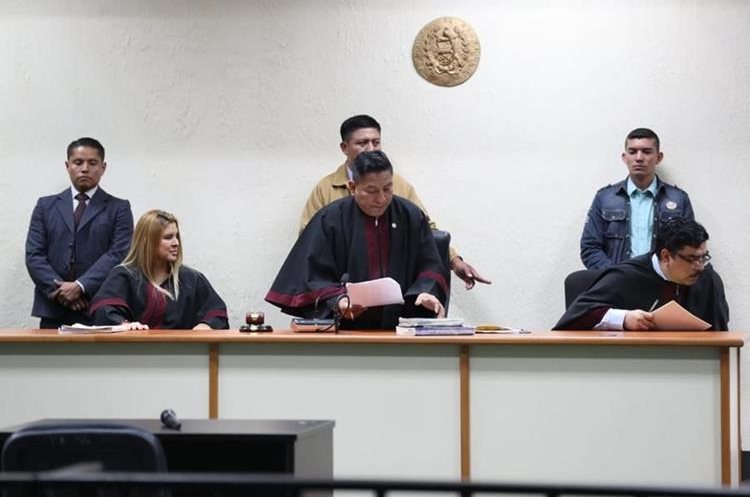 Tribunal C de Mayor Riesgo concluye el debate y va a deliberar en lugar secreto. (Foto Prensa Libre: Érick Ávila)
