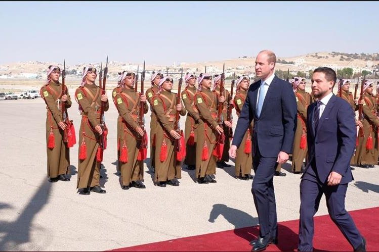 El príncipe Guillermo inicia su visita en Palestina