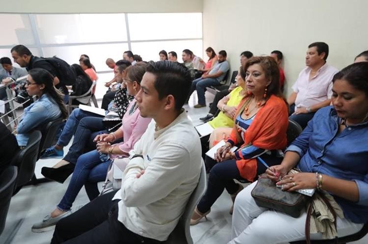 José Manuel Morales, hijo del presidente Jimmy Morales, durante el juicio del Caso Botín Registro de la Propiedad. (Foto Prensa Libre: Erick Ávila)