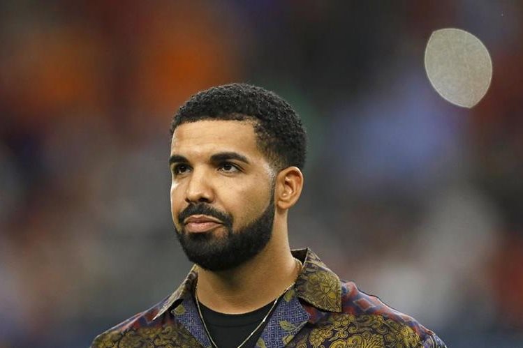   Canadian rapper Drake recently released his album Scorpion, and has become a hit in online music. (Photo Prensa Libre: AFP) 