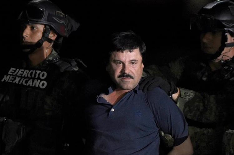 El Chapo Guzmán fue detenido por autoridades mexicanas el 8 de junio de 2016. (Foto Prensa Libre: Hemeroteca PL)