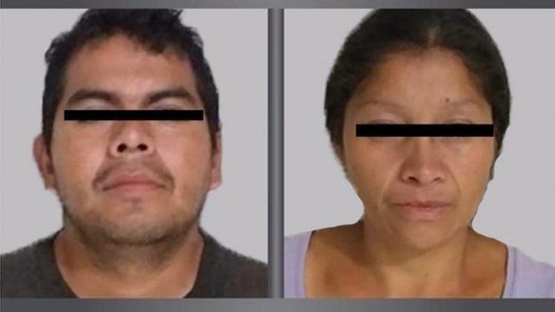 Juan Carlos y Patricia están acusados de cometer decenas de crímenes en Ecatepec, México. EPA