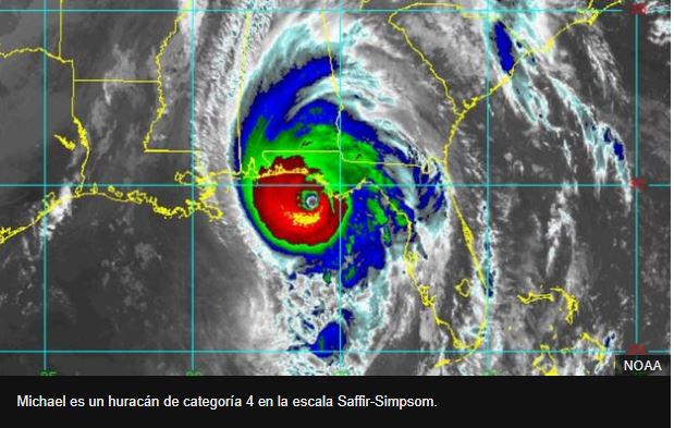 El huracán Michael toca tierra en Mexico Beach como la peor tormenta en llegar al noroeste de Florida en más de un siglo