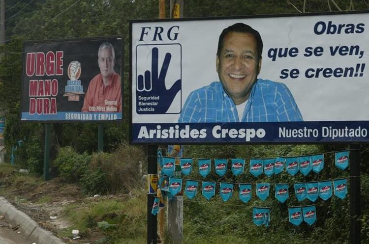En contiendas electorales anteriores era común ver a los candidatos promocionarse antes de la convocatoria a elecciones. (Foto Prensa Libre: Hemeroteca PL)
