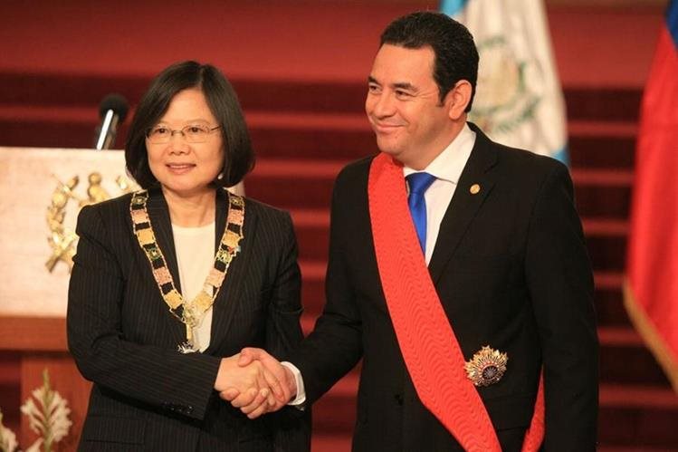 En 2017 la presidenta de Taiwán, Tsai Ing-Wen visitó Guatemala para fortalecer lazos bilaterales. (Foto Prensa Libre: Hemeroteca PL)