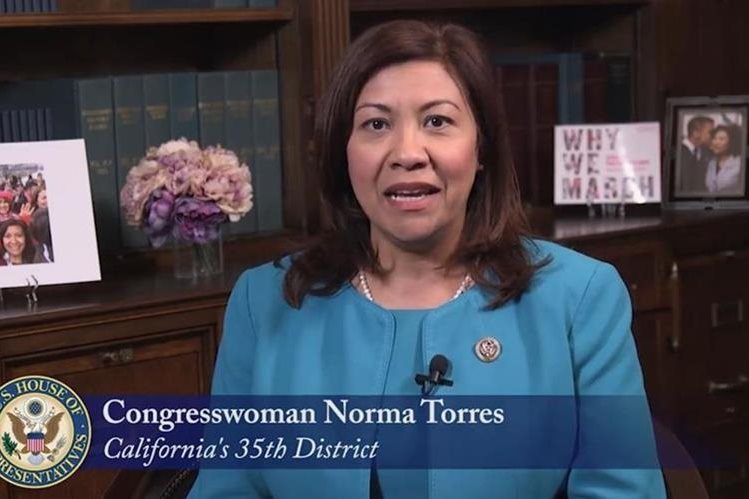 Norma Torres, de origen guatemalteco, es una de las congresistas estadounidenses es que ha expresado en todo momento su apoyo a la Cicig. (Foto: Hemeroteca PL)