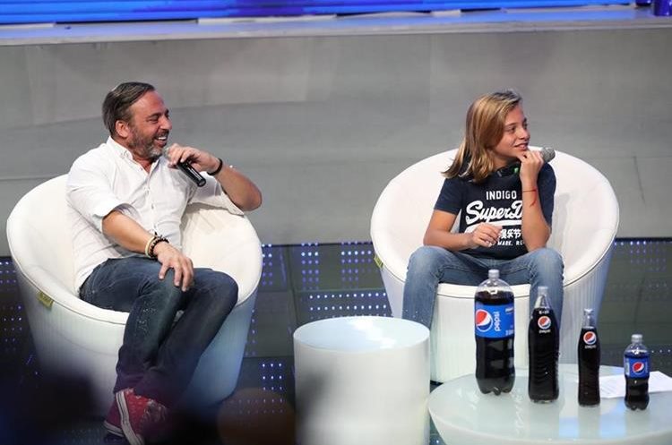 Marcos Llunas e Izan Llunas, ambos cantantes (Foto Prensa Libre: José A. Ochoa).