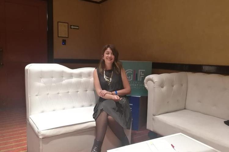 Jessica Fernández, experta en nanotecnología participó el martes en el GIF 2018. (Foto, Prensa Libre: Rosa María Bolaños). 