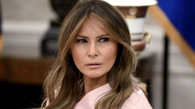 Melania Trump, actual primera dama de Estados Unidos, también llegó al país para trabajar como modelo y conoció a Trump en una fiesta. (Getty Images)