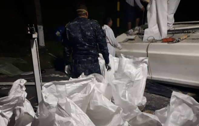 La cocaína está valorada en varios millones de quetzales. (Foto Prensa Libre: PNC).