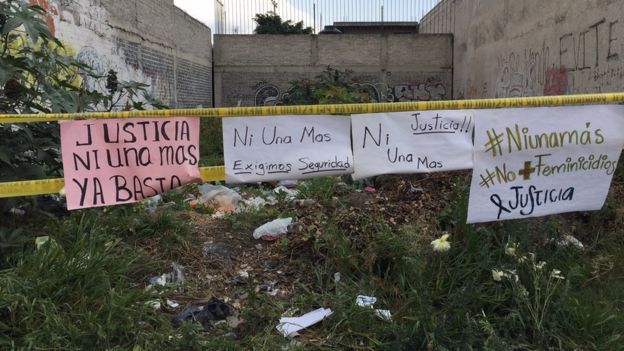 Terreno baldío donde se encontraron restos humanos.