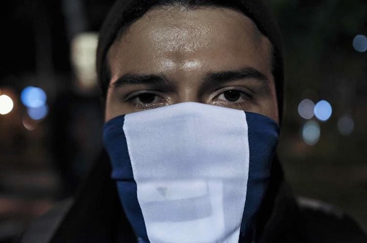   Nicaraguans in Costa Rica in which they expressed their repudiation of the repression of the government of Daniel Ortega. (Free Prensa Photo: EFE)
